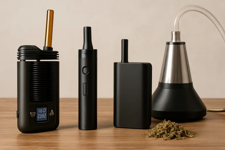 Auswahl an Vaporizern für Kräuter